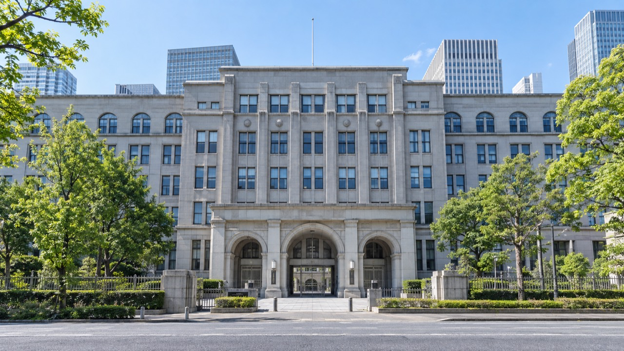 日本の財務省庁舎のイメージ