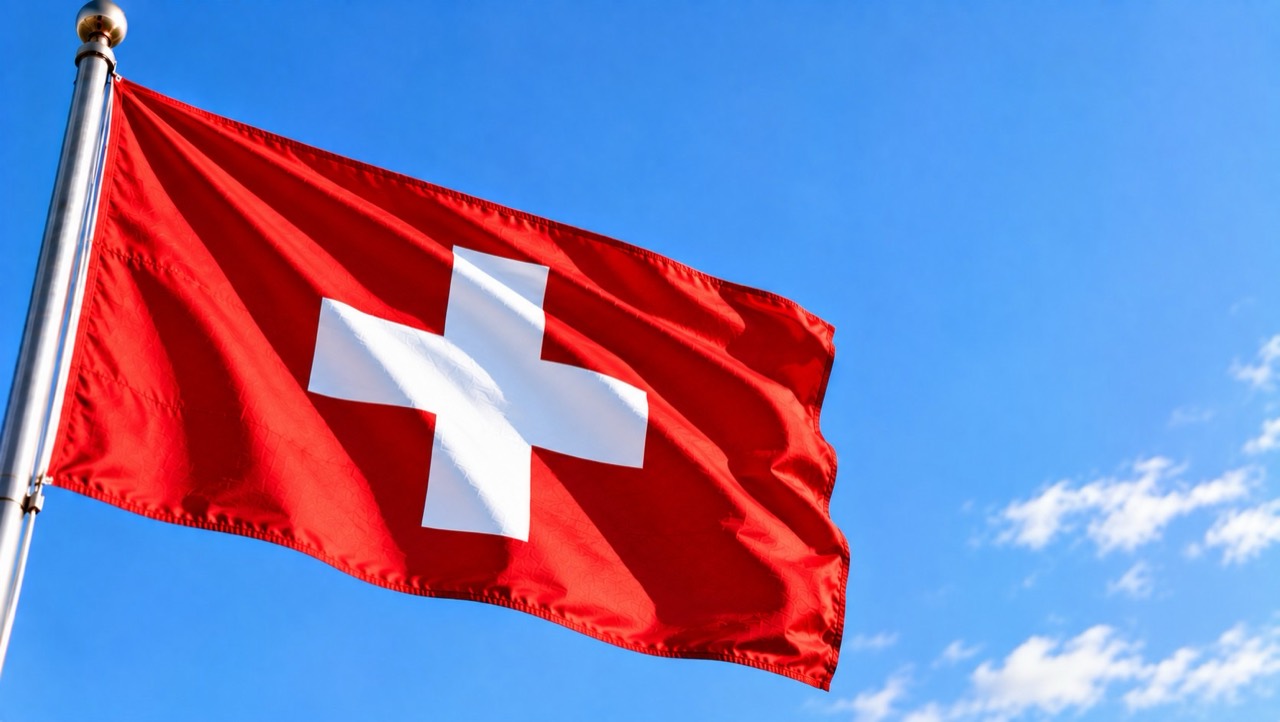 スイス国旗のイメージ