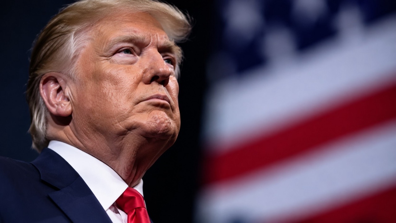 トランプ氏を題材にしたイメージ。実際の取材写真ではない